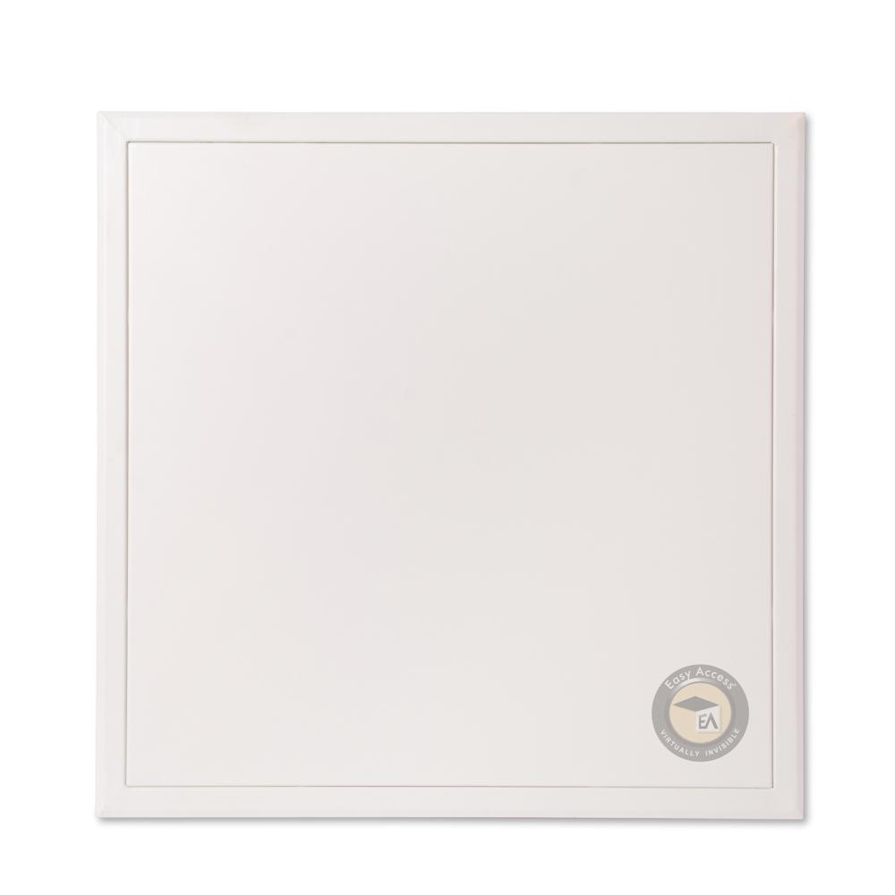 Metal Powder-Coated Access Panel With Concealed Frame Durable Hinges And Secure Lock - Color: White