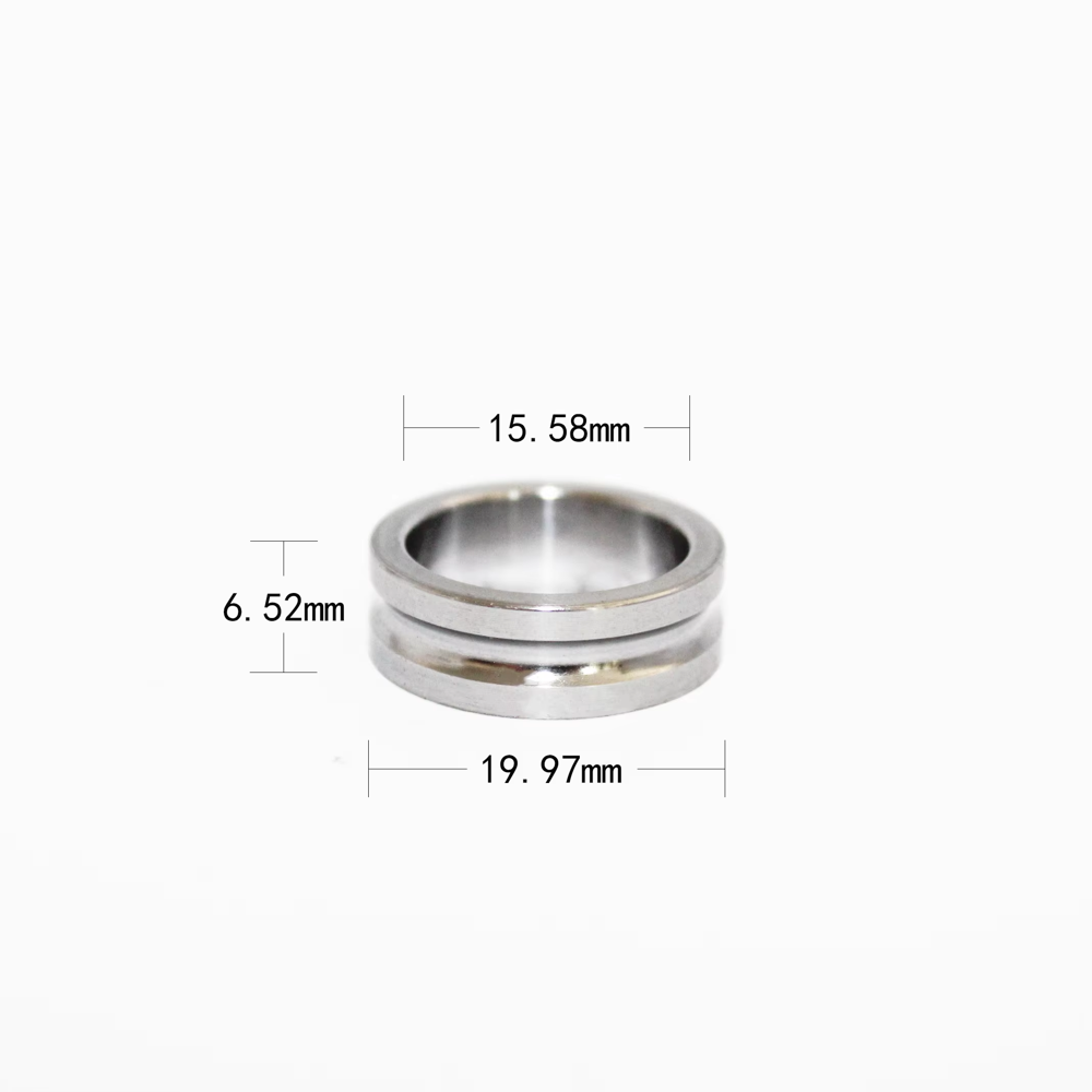 Oem Customized Cnc Ring Deep Groove Ball Bearing Ring - Color: Silver