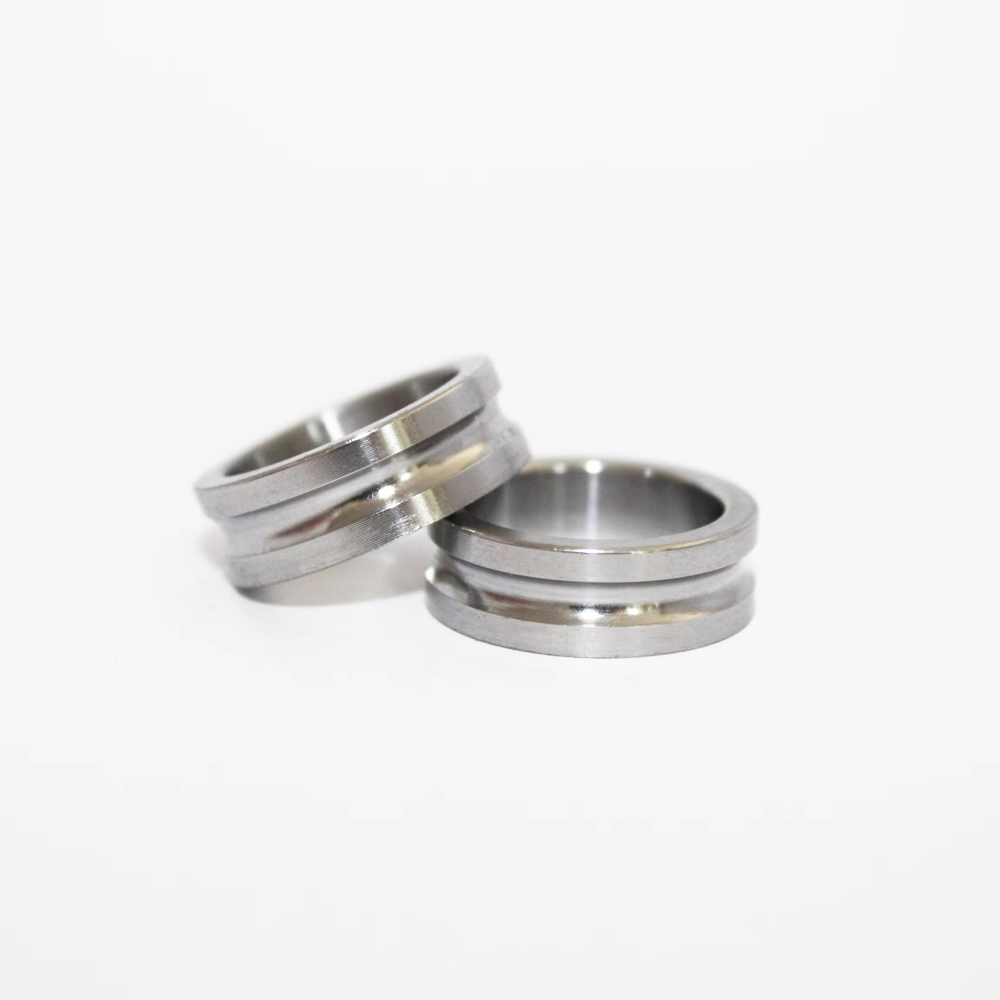 Oem Customized Cnc Ring Deep Groove Ball Bearing Ring - Color: Silver