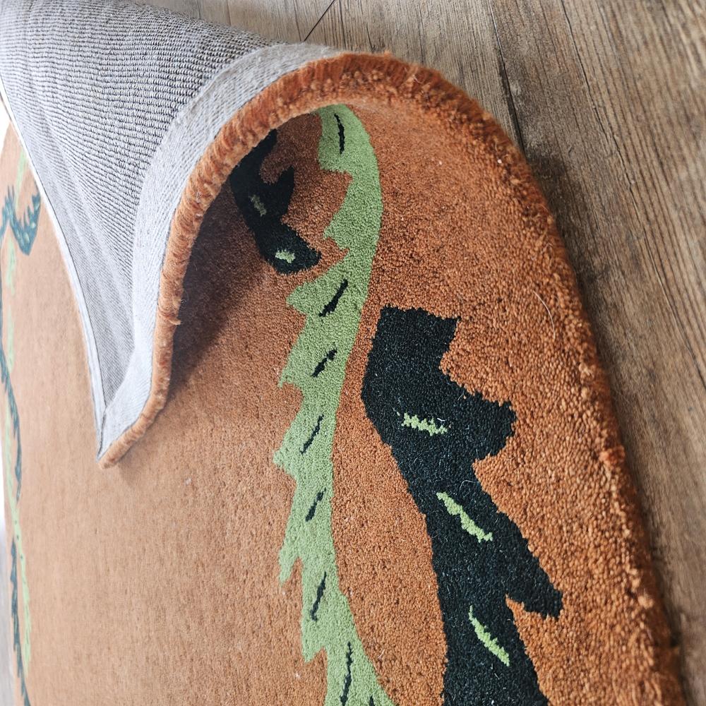 Handwoven Rug - Backing Material: Anti-slip Latex