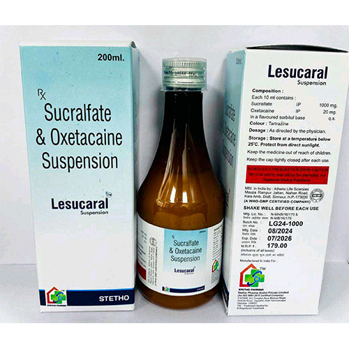 Sucralfate & Oxetacaine Suspension