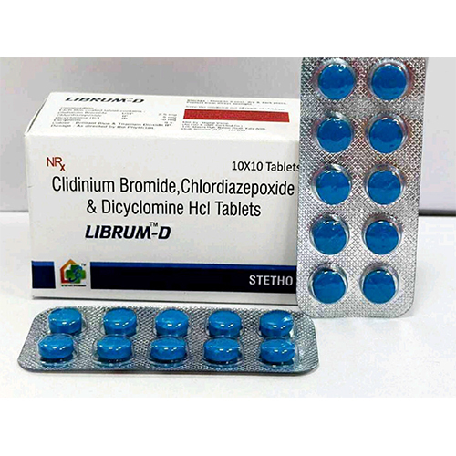 Clidinium Bromide Chlordiazepoxide & Dicyclomine Hcl Tablets