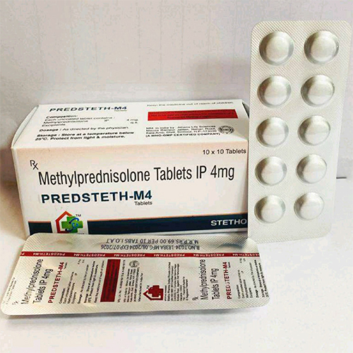 Methylprednisolone Tablets IP 4mg