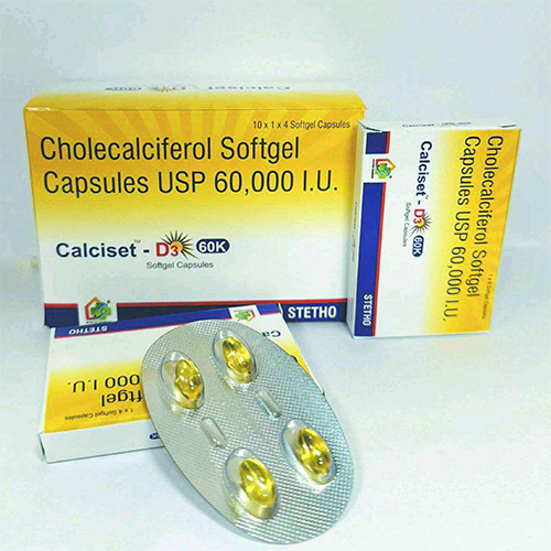 Cholecalciferol Softgel Capsules USP 60000 iu