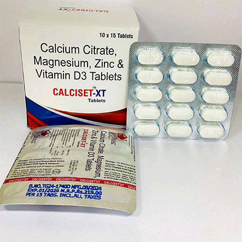 Calcium Citrate Magnesium Zinc & Vitamin D3 Tablets