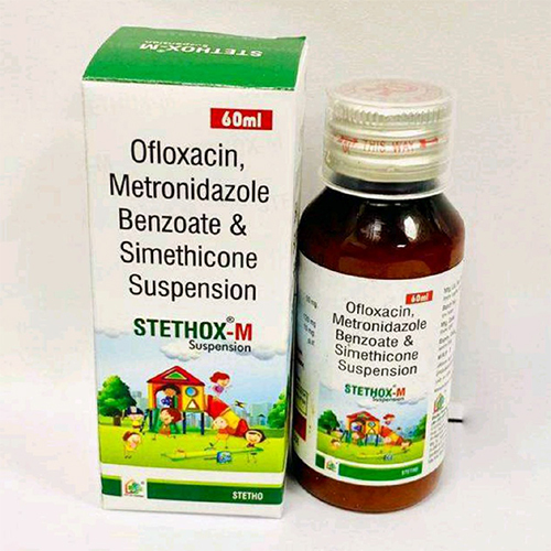 Ofloxacin Metronidazole Benzoate & Simethicone Suspension