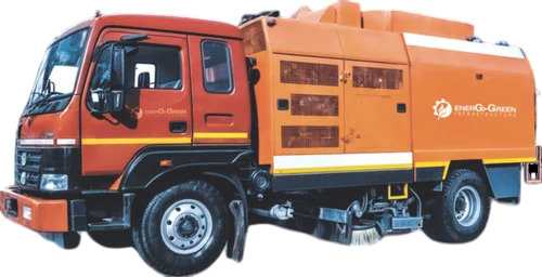 Truck Mounted Road Sweeping Machine - Capacity: 300 Ltr