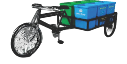 Pedal Garbage Cycle Rickshaw - Load Capacity: 60 Long Ton