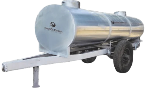 Trailer Mounted Stainless Steel Water Tanker - Capacity: 3000 Ltr