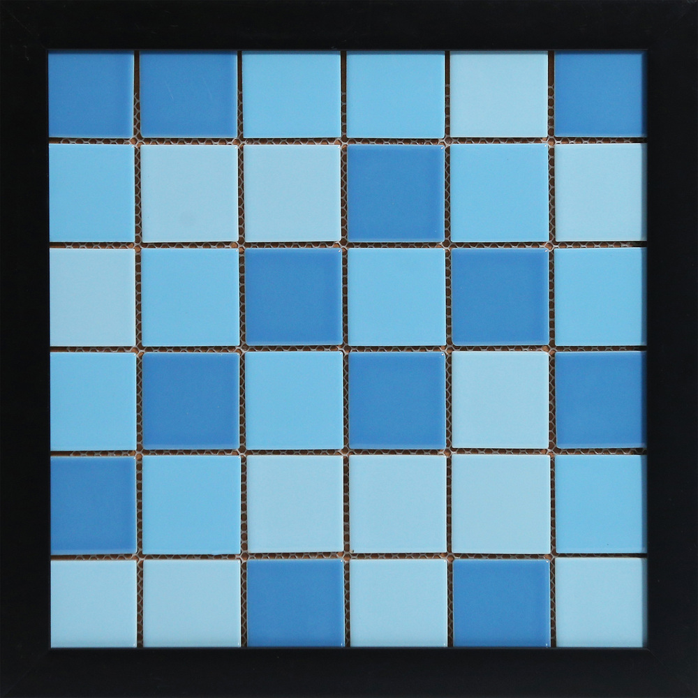 PORCELAIN MOSAIC TILES PLAIN SERIES PT-48-400