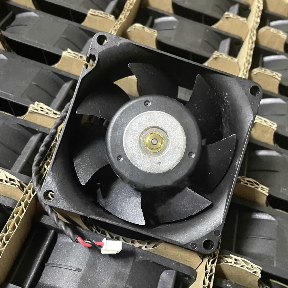 PELKO MOTORS R8038H24BPCB1-7 80x80x38mm 8cm DC24V 0.650A 2-Wire Double Ball Bearing Cooling Fan