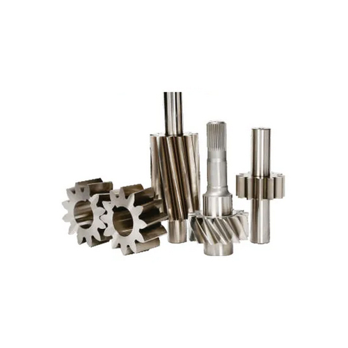 Loose Gear & Shaft - Color: Silver