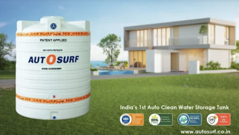 Auto Clean Water Tank - Color: White