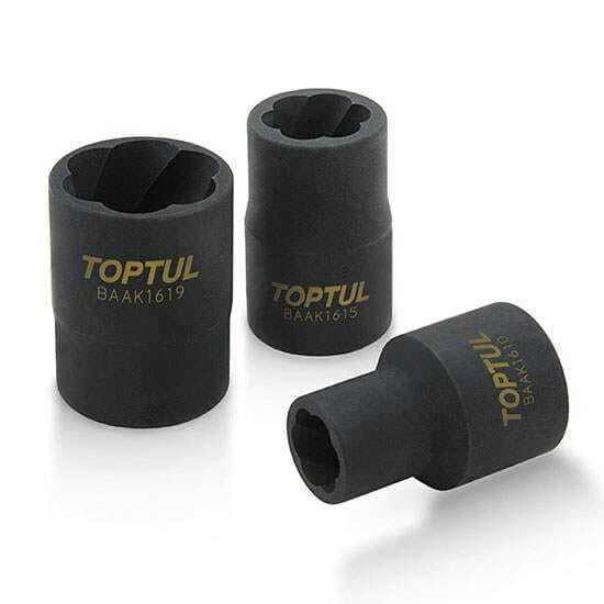 TOPTUL 12 DR. Damaged Bolt Remover Socket