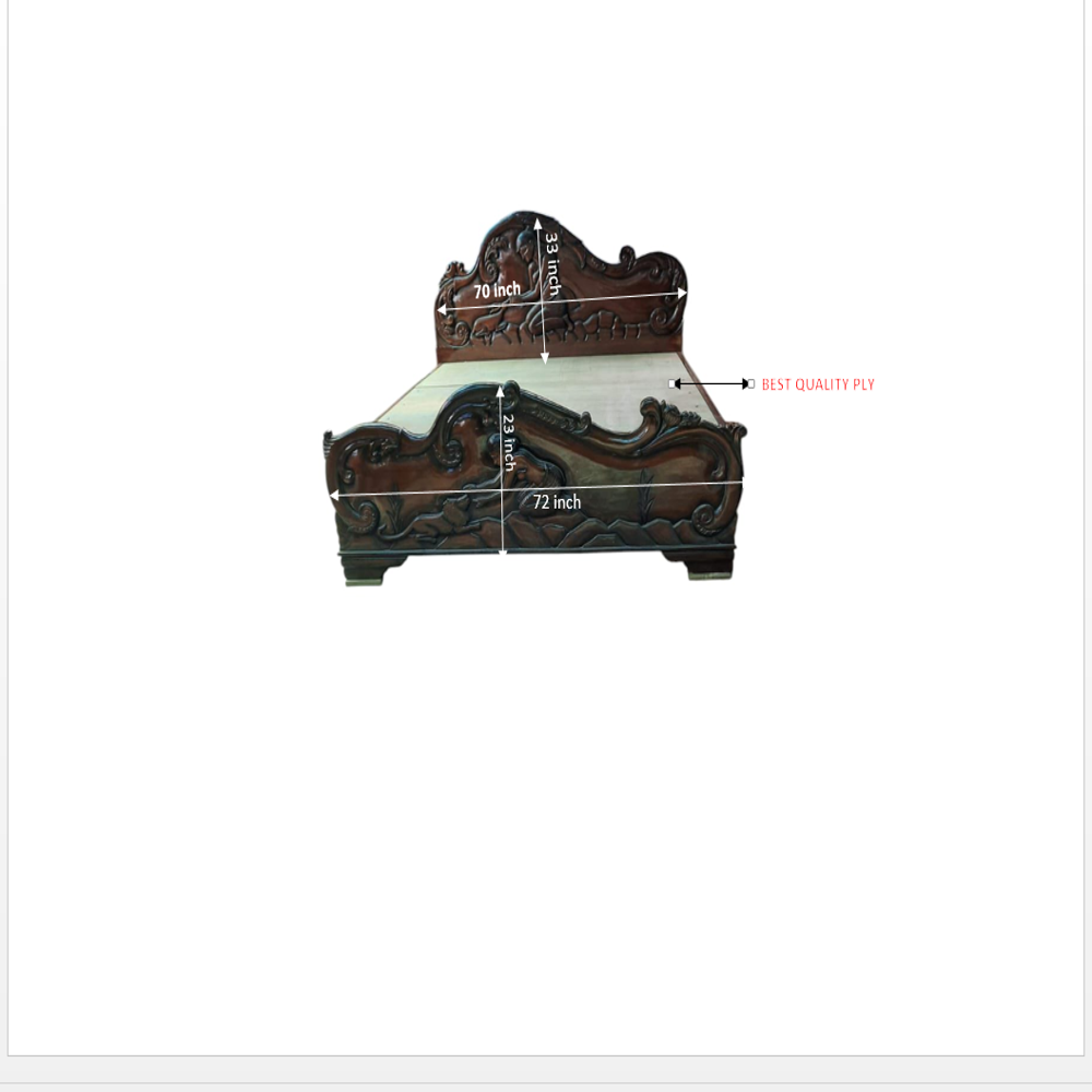Sakuntala Bed With Hydraulics - Assembly: Carpenter Assembly