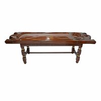 Ayurvedic Massage Table - Solid Wood Or Frp, 6.5-7 Feet Long X 2.5 Feet Wide, Oil Drainage System, Removable Face Rest, Optional Shirodhara Attachment