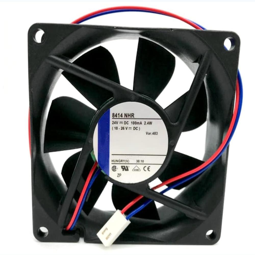 ebmpapst 8414NHR Axial Fan 24V-98mA 2.4W DC Brushless Air Cooling Fan 5500 RPM 80 * 80 * 25mm 2Wire