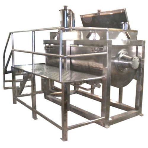 Ribbon Blender - Stainless Steel, 50L to 10,000L Capacity, Metallic Silver | Automatic Operation, Double Helical Agitator, Efficient Discharge System