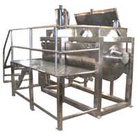 Ribbon Blender - Stainless Steel, 50l To 10,000l Capacity, Metallic Silver | Automatic Operation, Double Helical Agitator, Efficient Discharge System