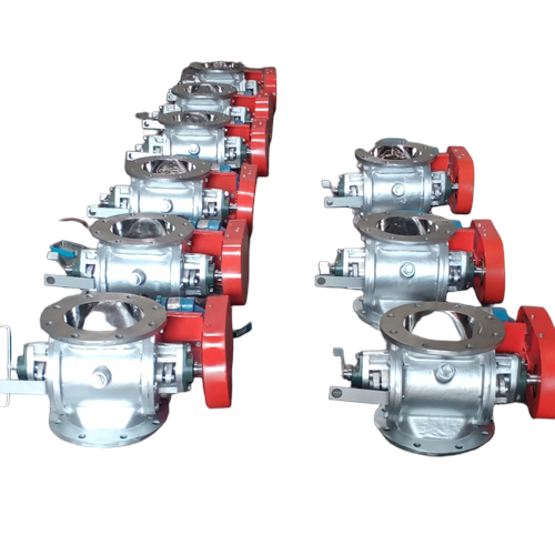 Industrial Chain Drive Rotary Airlock Valve - Application: Chemical Processing