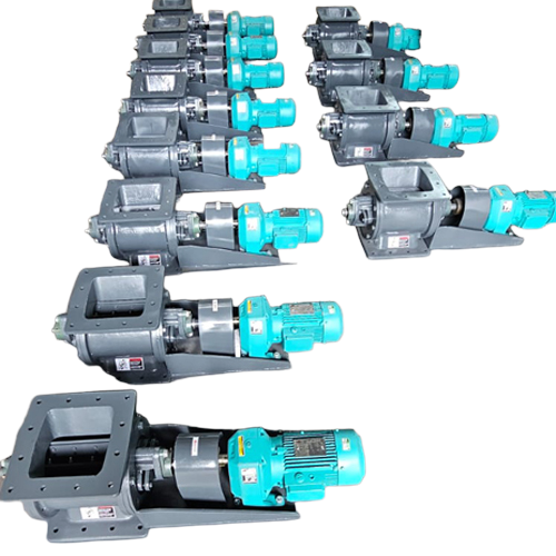 औद्योगिक युग्मित ड्राइव रोटरी एयरलॉक वाल्व