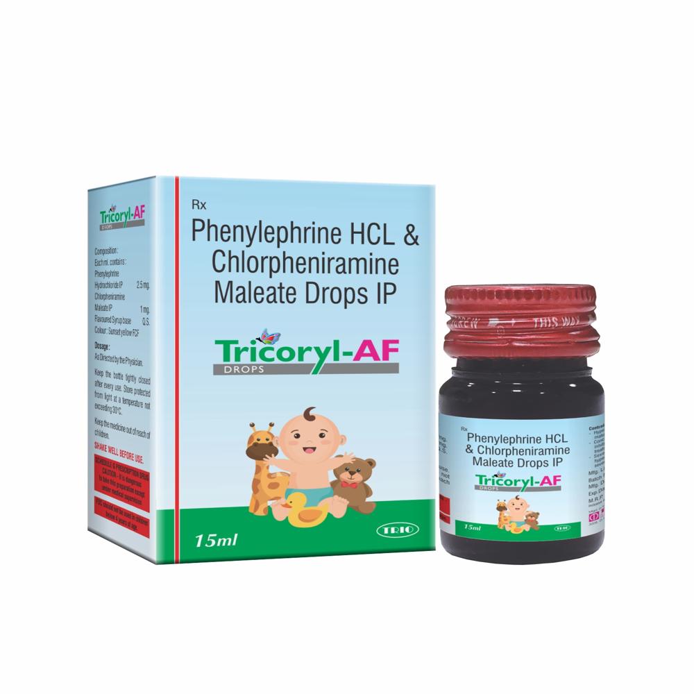 Phenylephrine HCL 2.5 mg & C.P. Maleate 1 mg/ ml Drops