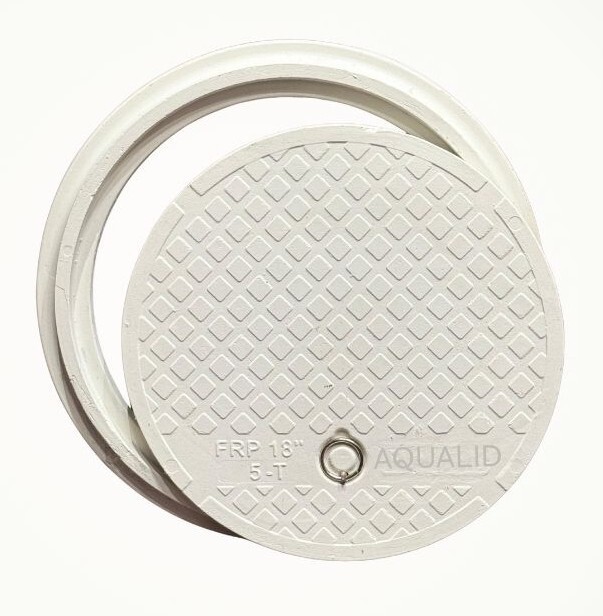 Frp 18" Round Manhole Cover - Load Capacity: 5 Ton