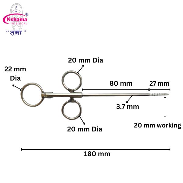 Teat Tumor Extractor 3 Ring for Veterinary I Stainless Steel | with 3 Ring (1Pcs)