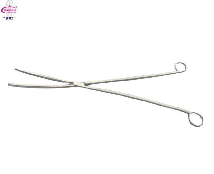 Straw Holding Forceps I Stainless Steel Good Grip I 18 Inch Length (Pack Of 1)