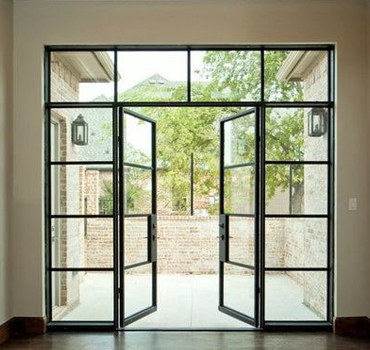 Galvanized Hinged French Door - Application: Exterior