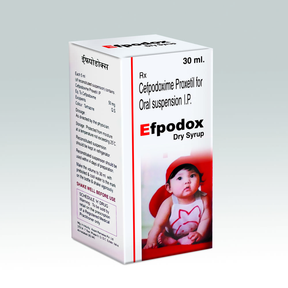 Cefpodoxime Proxetil 50 mg/5 ml Oral Suspension