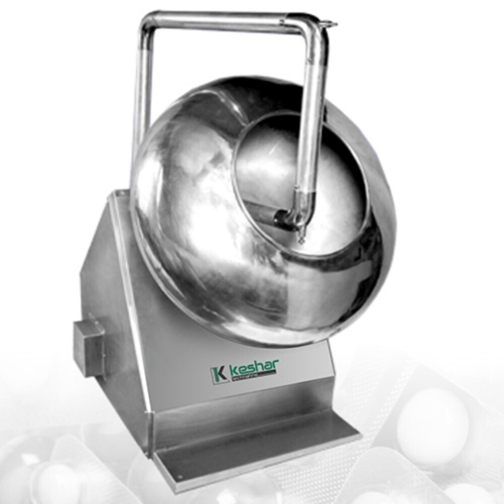 Ss Tablet Coating Machine - Color: Silver