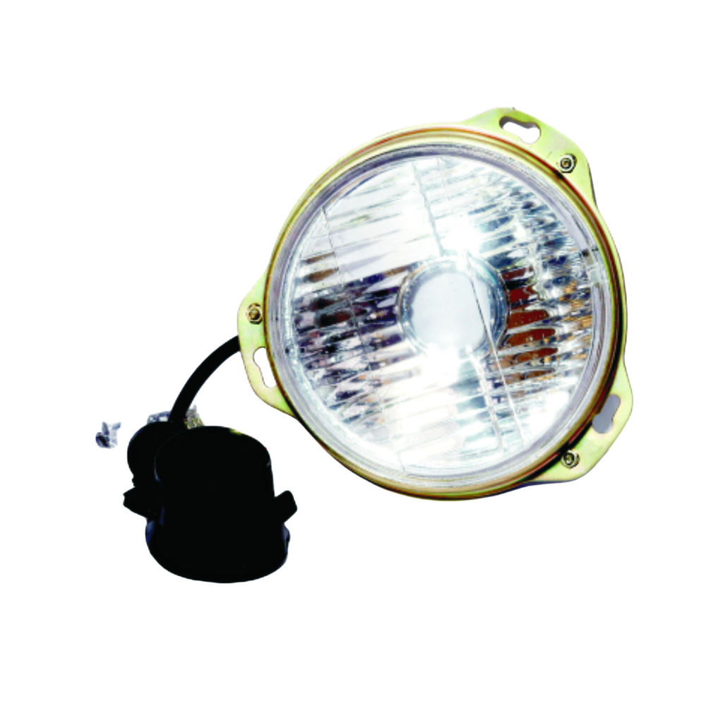 Alfa Head Light With Holder Three Wheeler - Body Material: Glass