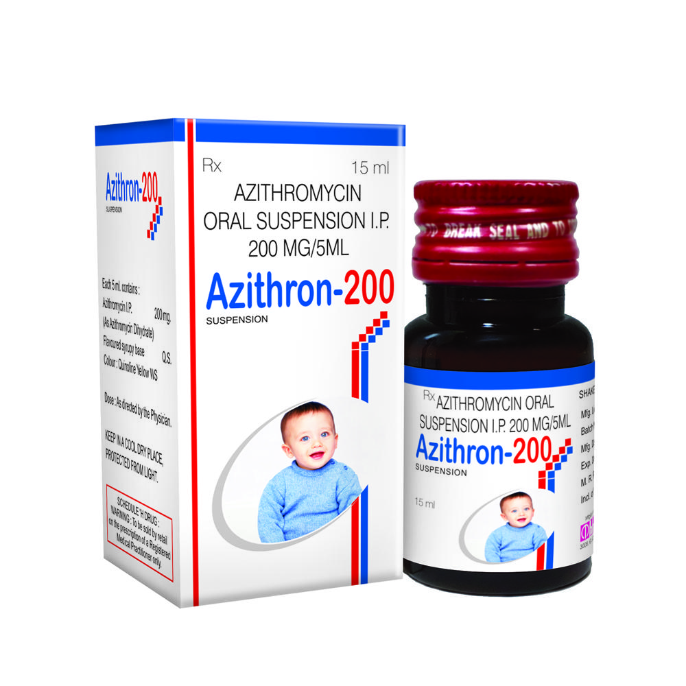 Azithromycin 200 mg/5 ml Suspension