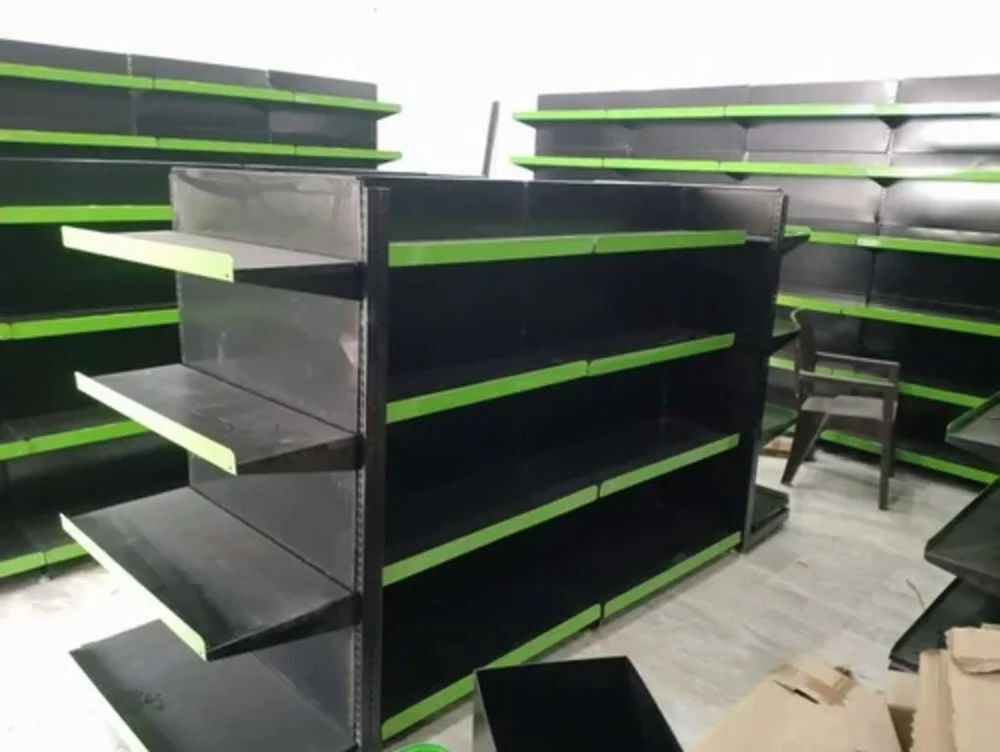 Straight Wooden Display Counter - Color: As Per Requirement Based