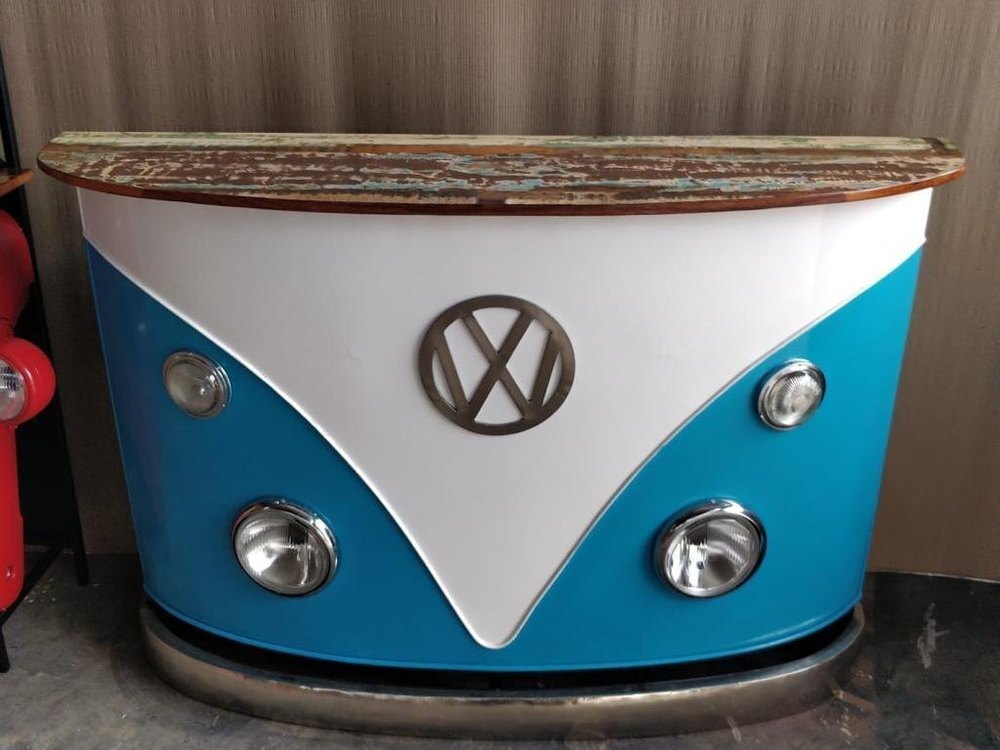 Straight Wooden Display Counter - Color: As Per Requirement Based