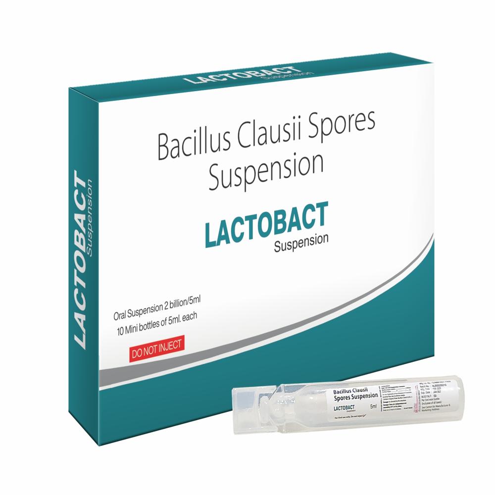 Bacillus Clausii 2 Billion Spores Suspension - Dosage Form: Liquid