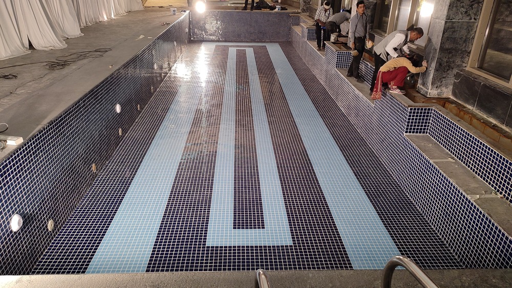 Porcelain mosaic tiles pt-48-376 & 402 taj theog shimla