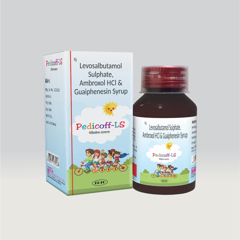 Levosalbutamol, Ambroxol & Guaiphenesin Cough Syrup
