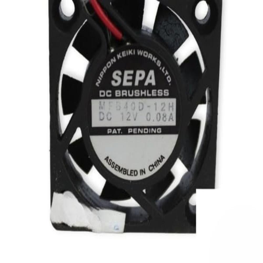 SEPA MFB40D-12H Axial Fan 12V-0.08A DC Brushless Air Cooling Fan 7700 RPM 40 * 40 * 10mm 2Wire