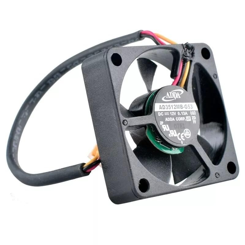ADDA AD3512MB-K73 Axial Fan 12V-0.06A DC Brushless Air Cooling Fan 1500 RPM 35 * 35 * 10mm 3Wire