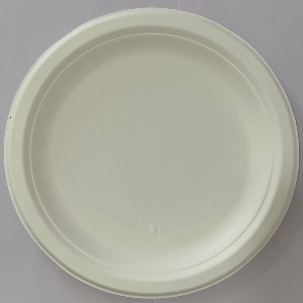 7 inch biodegradable plain plate (classic)