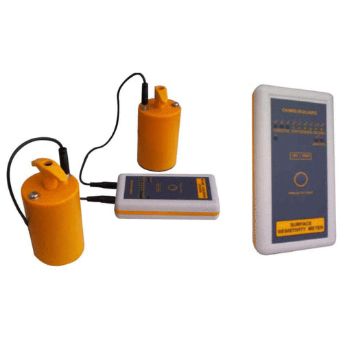 9V Surface Resistivity Meter - Color: Yellow