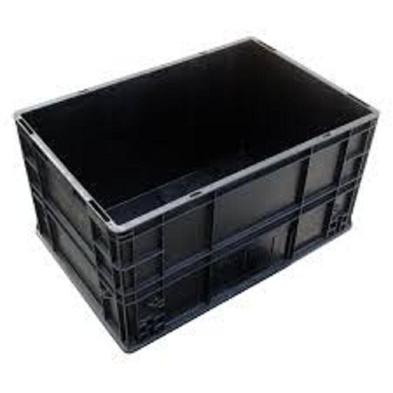 Esd Bin Crate - Color: Black