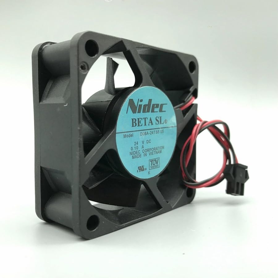 NIDEC D06A-24TS5 05 DC24V 0.09A 60 * 60 * 25MM 2Line Inverter Cooling Fan