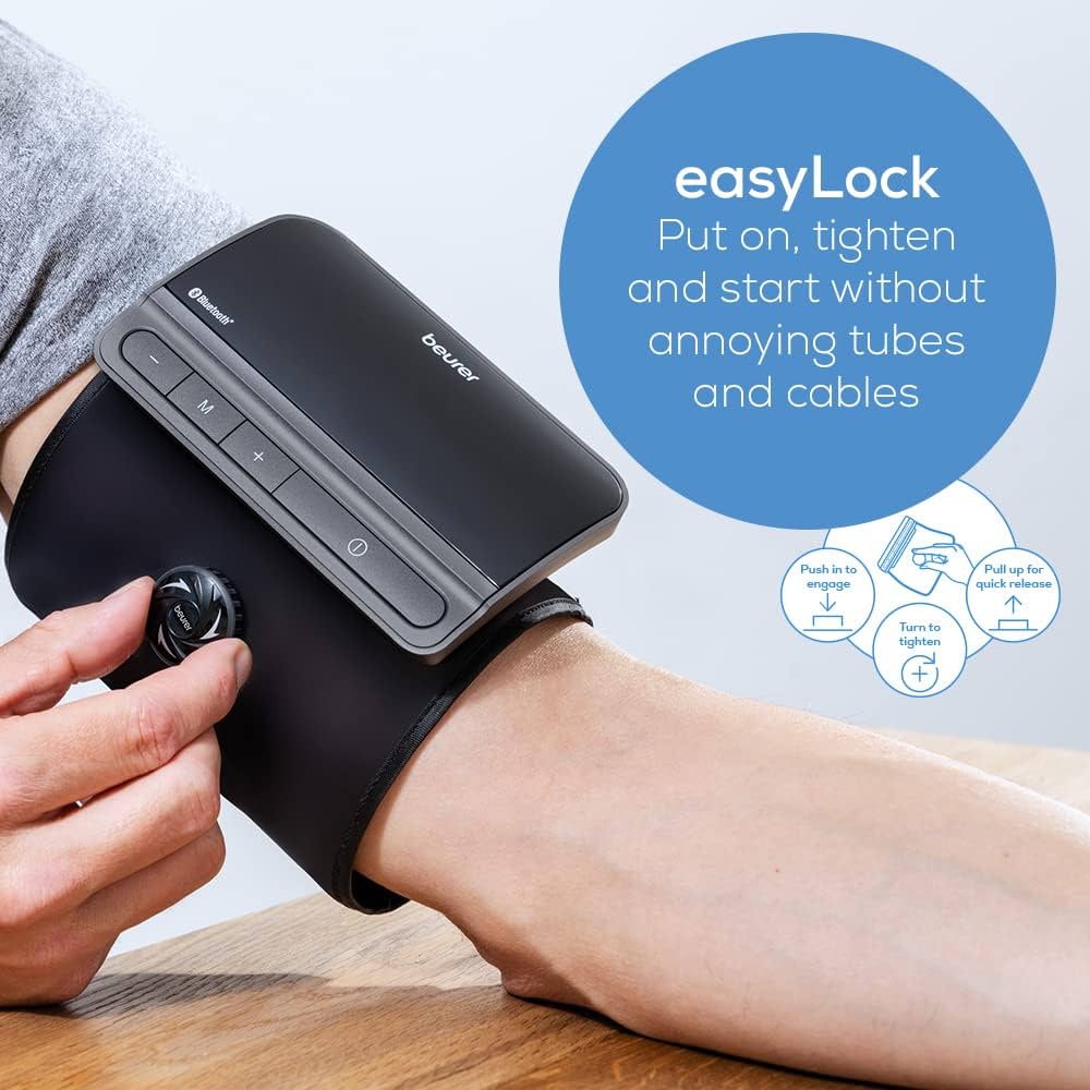 Beurer Bm 81 Easylock Bt Upper Arm Blood Pressure Monitor - Color: White