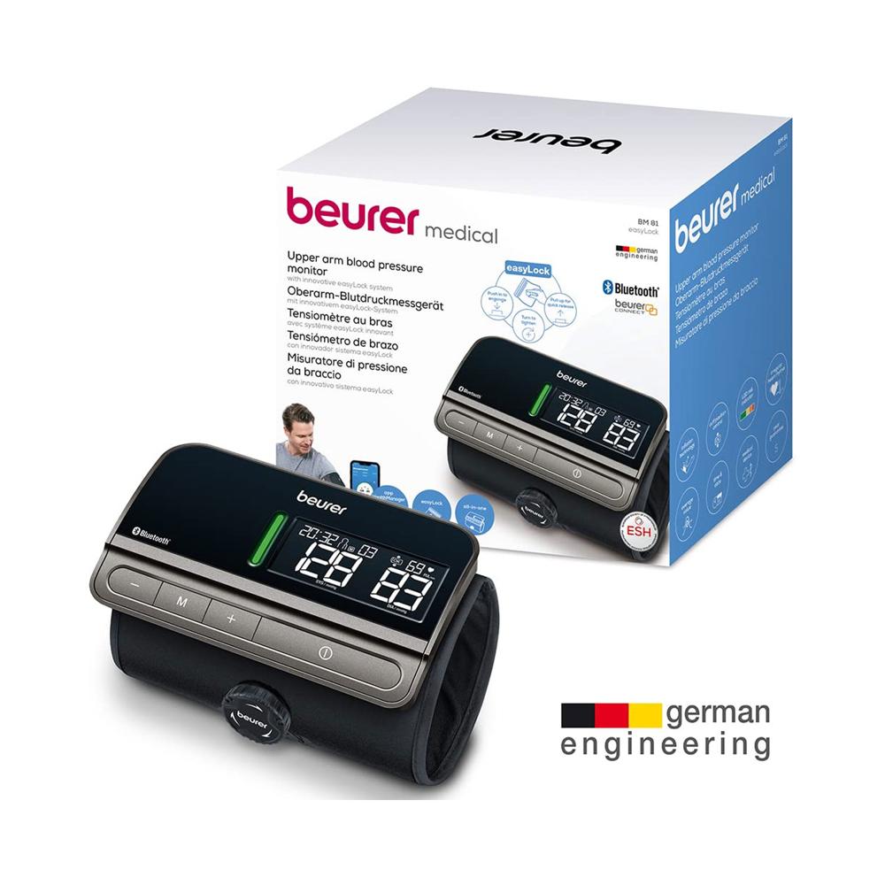 Beurer BM 81 Easylock BT Upper Arm Blood Pressure Monitor