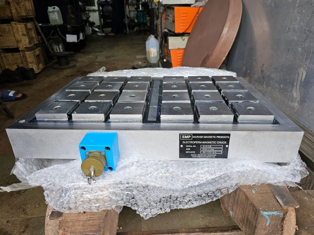 Electro Permanent Magnetic Chuck - Capacity: 180 Kg