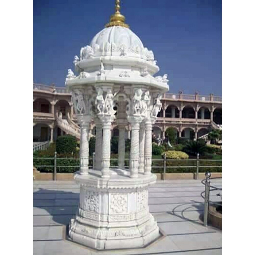 Outdoor Temple Mandir - Color: White