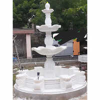 White Marble Fountain - Feature: Durable